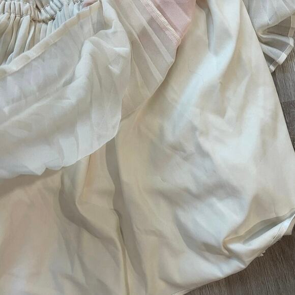 Victoria’s Secret Dress, women’s size Small, pink and cream, v-neck, sleeveless - Picture 7 of 7